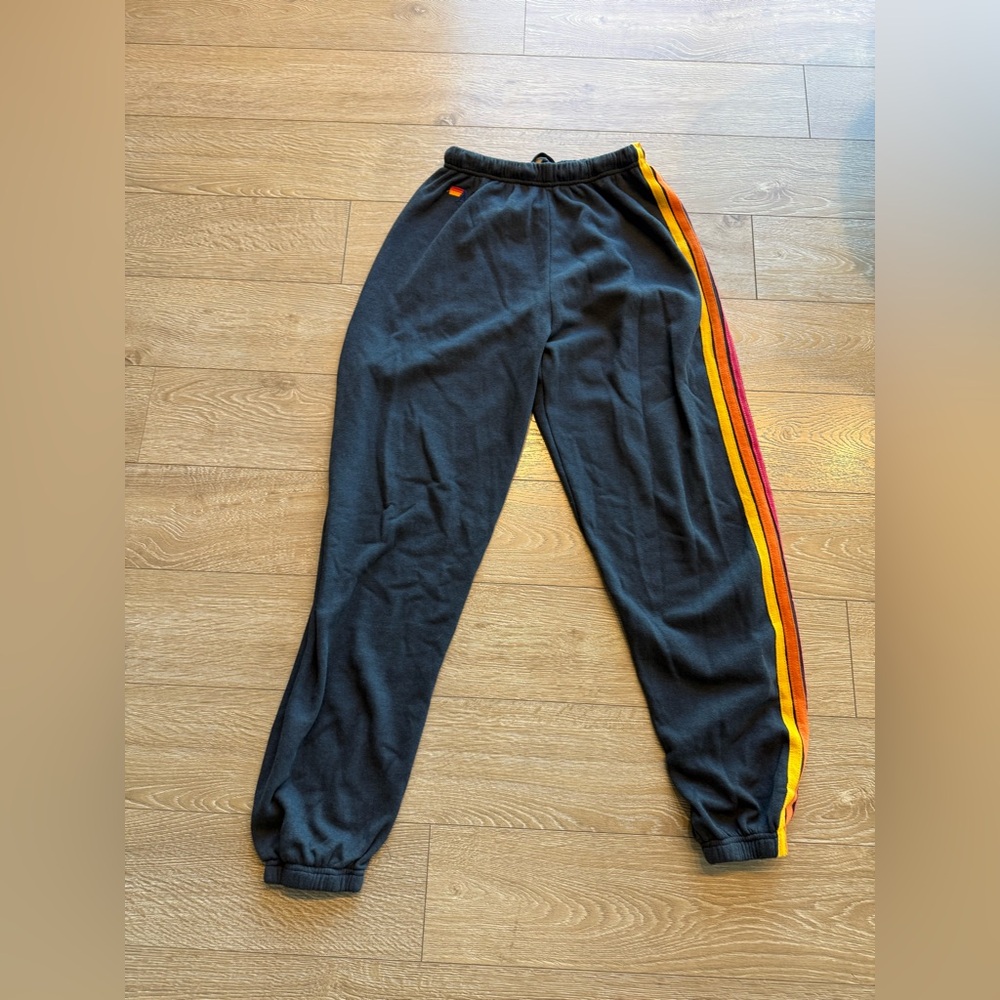 Aviator Nation Large Striped Joggers. 💕⚡️